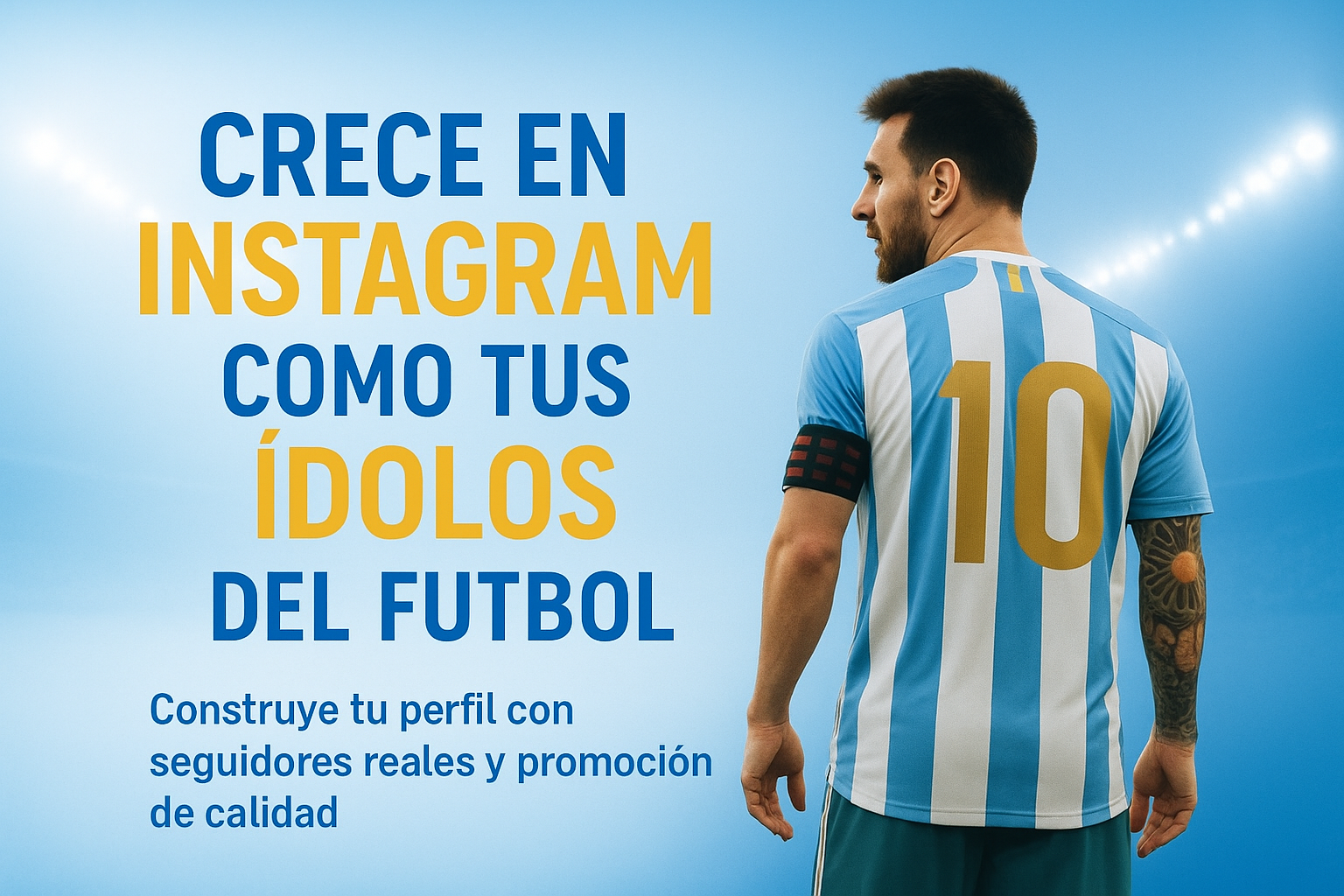Jugador con camiseta de Argentina